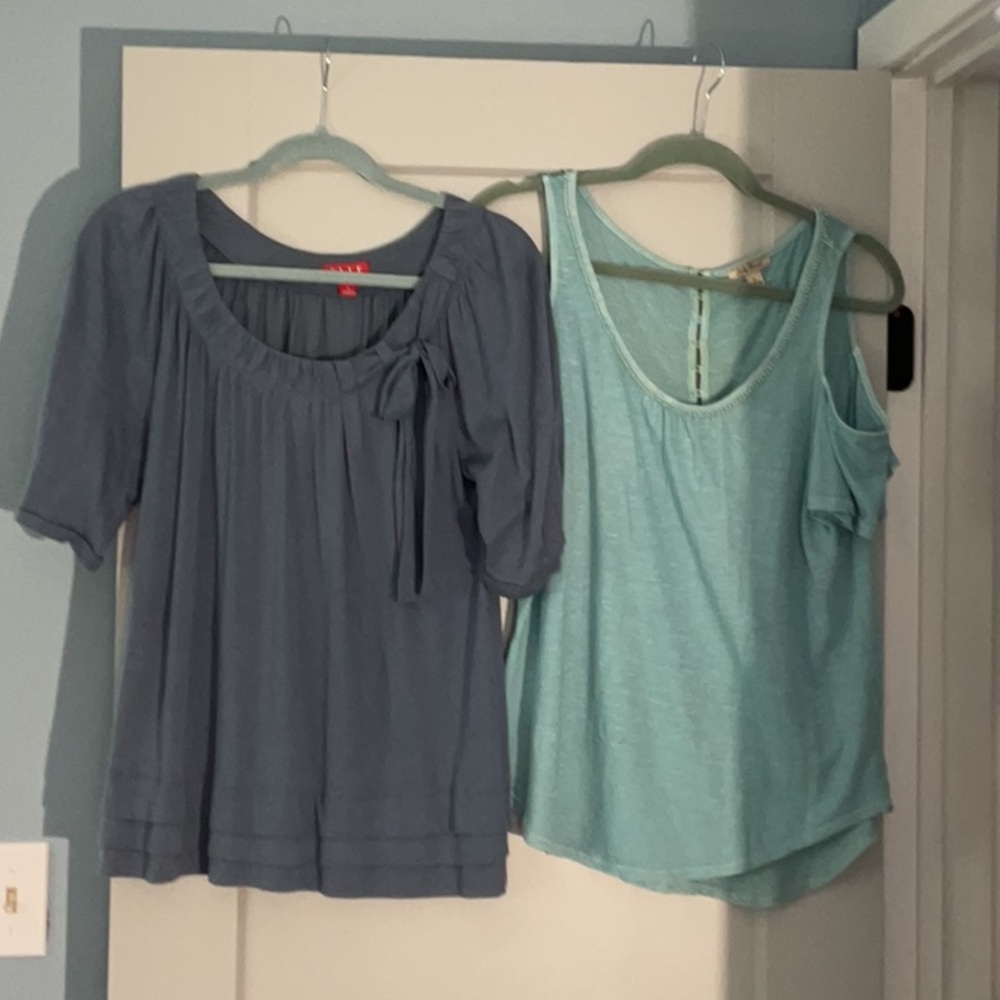 LuckBrand & Elle short sleeve tops